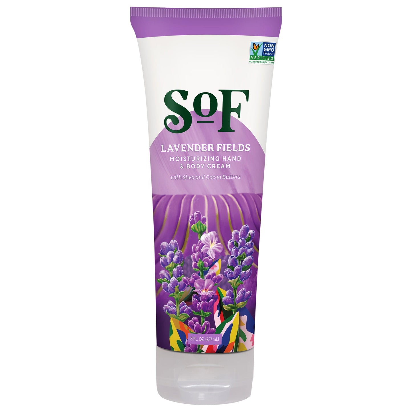 South of France Lavender Fields Hand & Body Cream - 8 fl oz