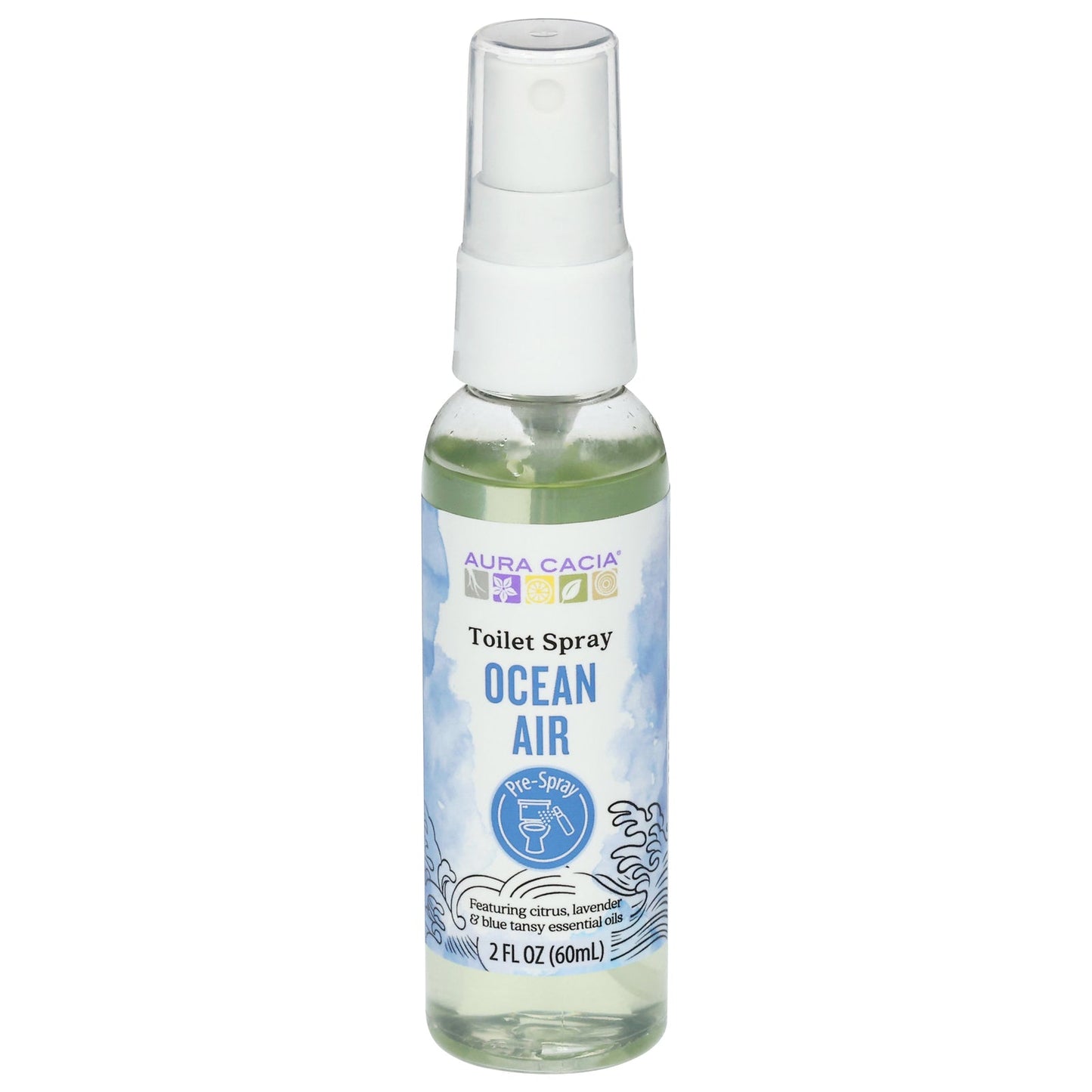 Aura Cacia Ocean Air Aromatherapy Toilet Spray, 2 fl oz