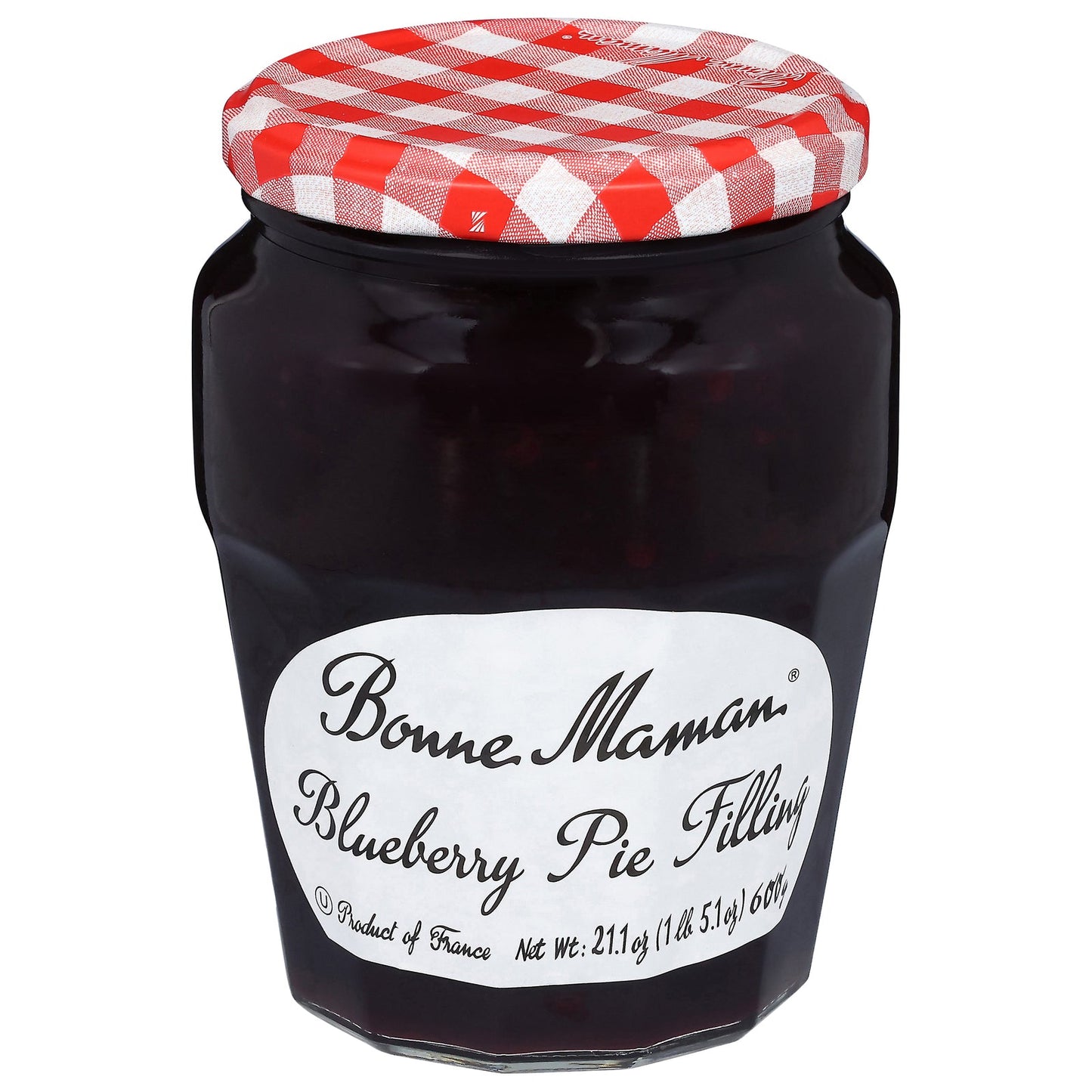 Bonne Maman Blueberry Pie Filling (Pack of 6) - 21.1 oz - Real Fruit & Homemade Taste