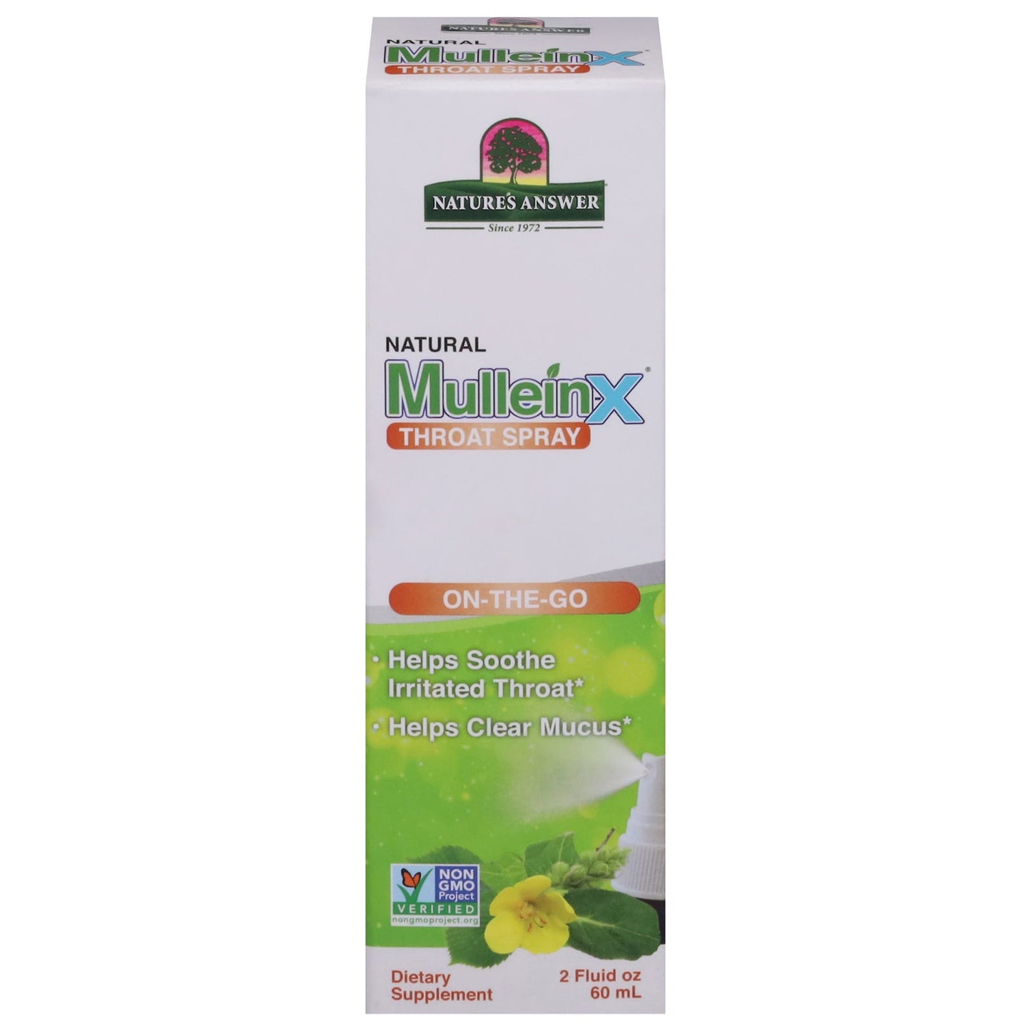 Nature's Answer Mull X Throat Spray - 2 fl oz - Soothing Relief