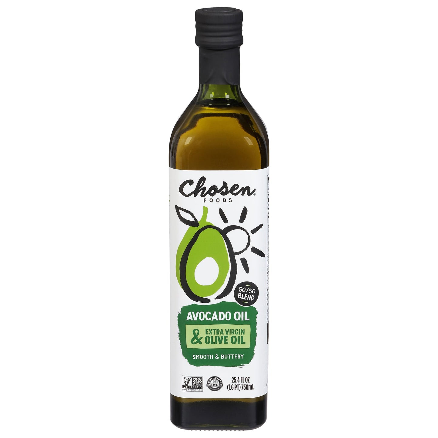 Chosen Foods Avocado Oil & Olive Oil Blend - 750 mL (Pack of 6)