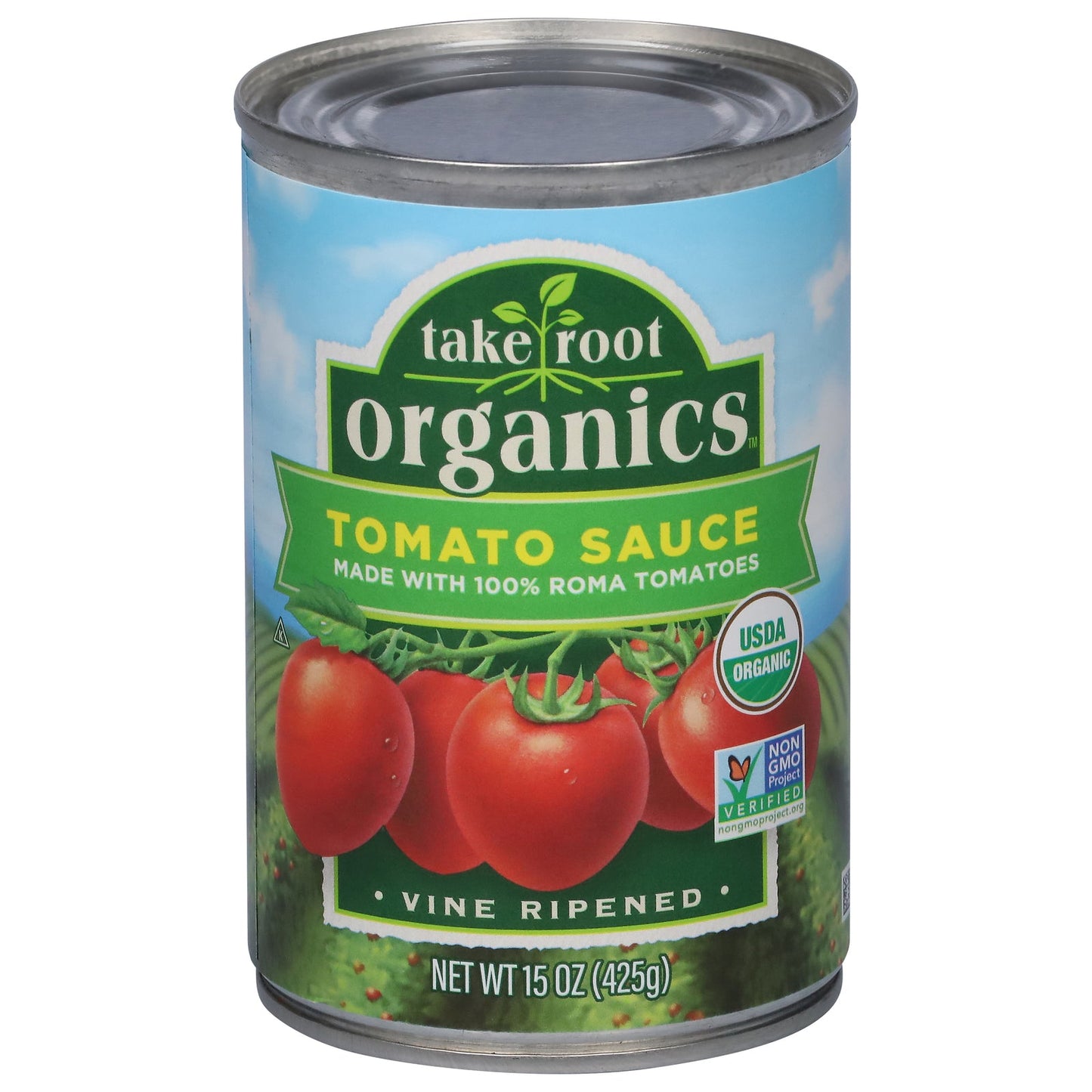 Take Root Organics Tomato Sauce, Organic, 15 oz (Pack of 12)