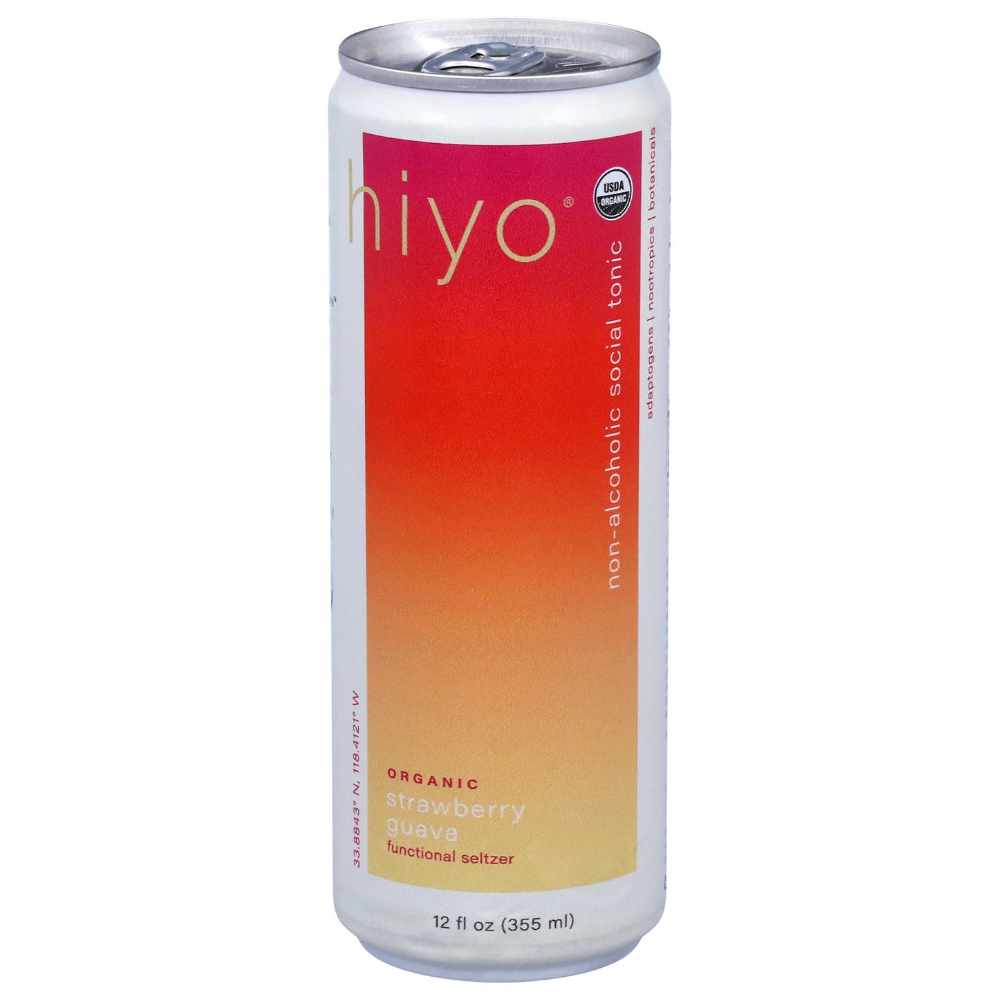 Hiyo Seltzer Strawberry Guava - 12 fl oz (12 Pack)