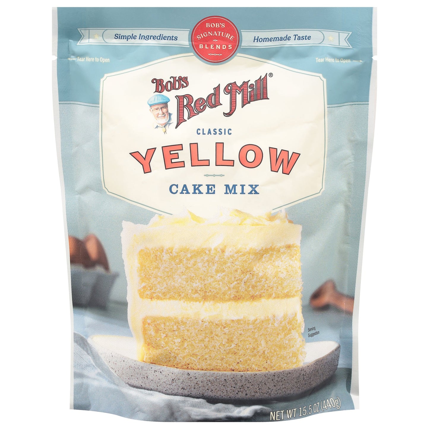 Bob's Red Mill Gluten-Free Yellow Cake Mix, 15.5 oz, Case of 4