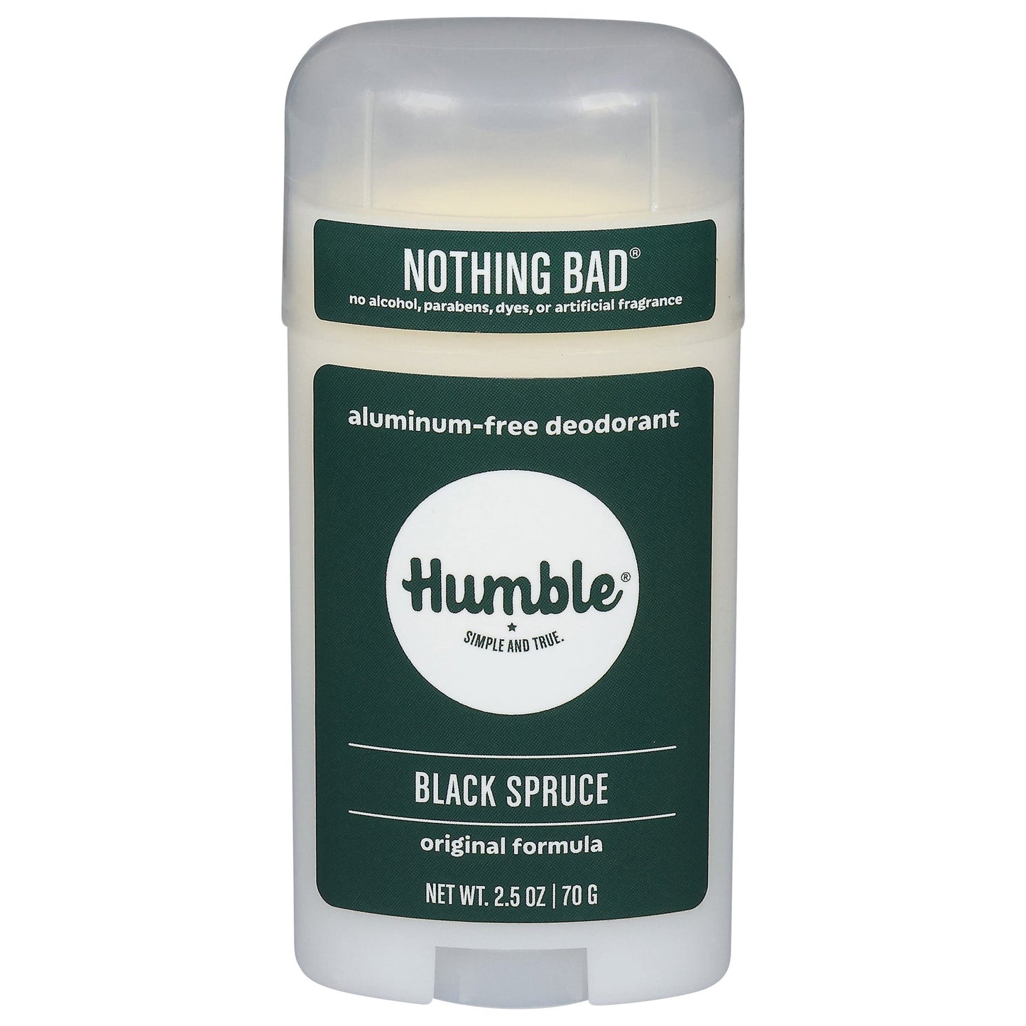 Humble Brands Black Spruce Deodorant - 2.5 Oz - Natural & Effective Odor Protection