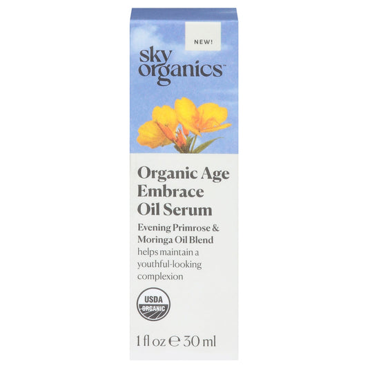 Sky Organics Age Embrace Face Serum - Anti-Aging Oil Blend - 1 fl oz