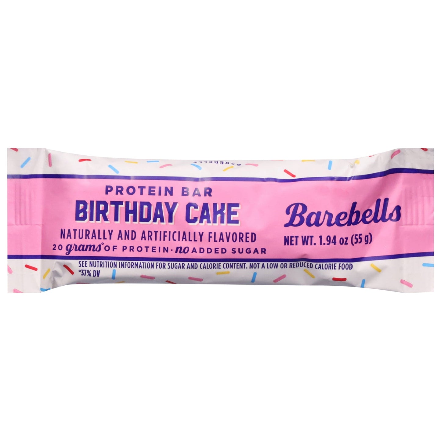 Barebells Protein Bar Birthday Cake - Box of 12 (1.94 Oz Bars)