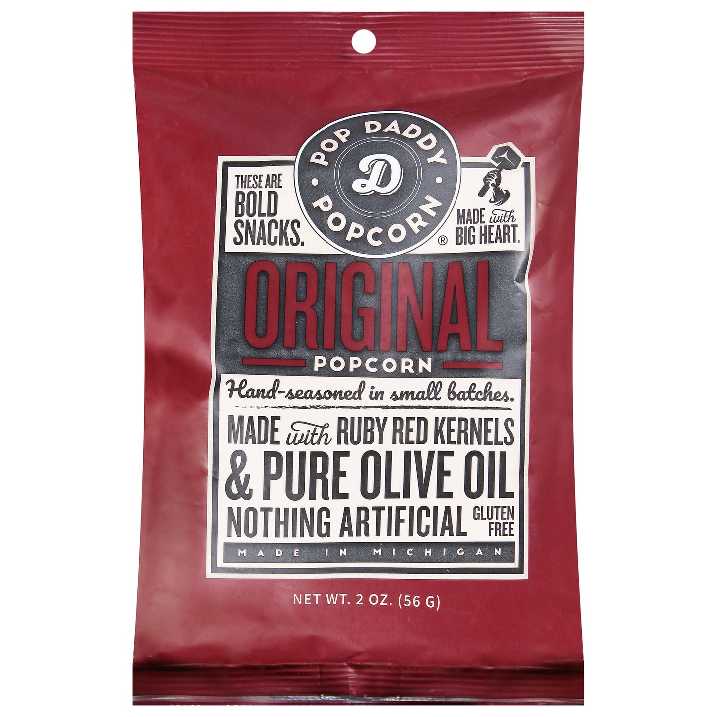 Pop Daddy Popcorn Original, 15 x 2 oz Bags