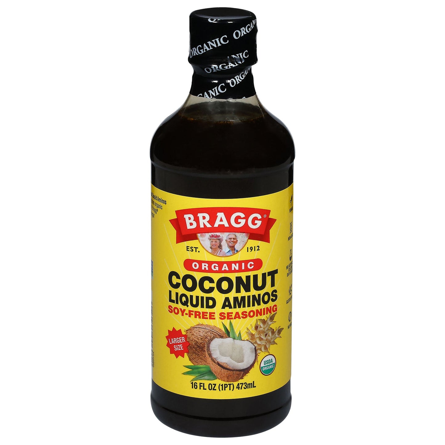 Bragg Liquid Aminos Coconut, 16 oz (Pack of 12)