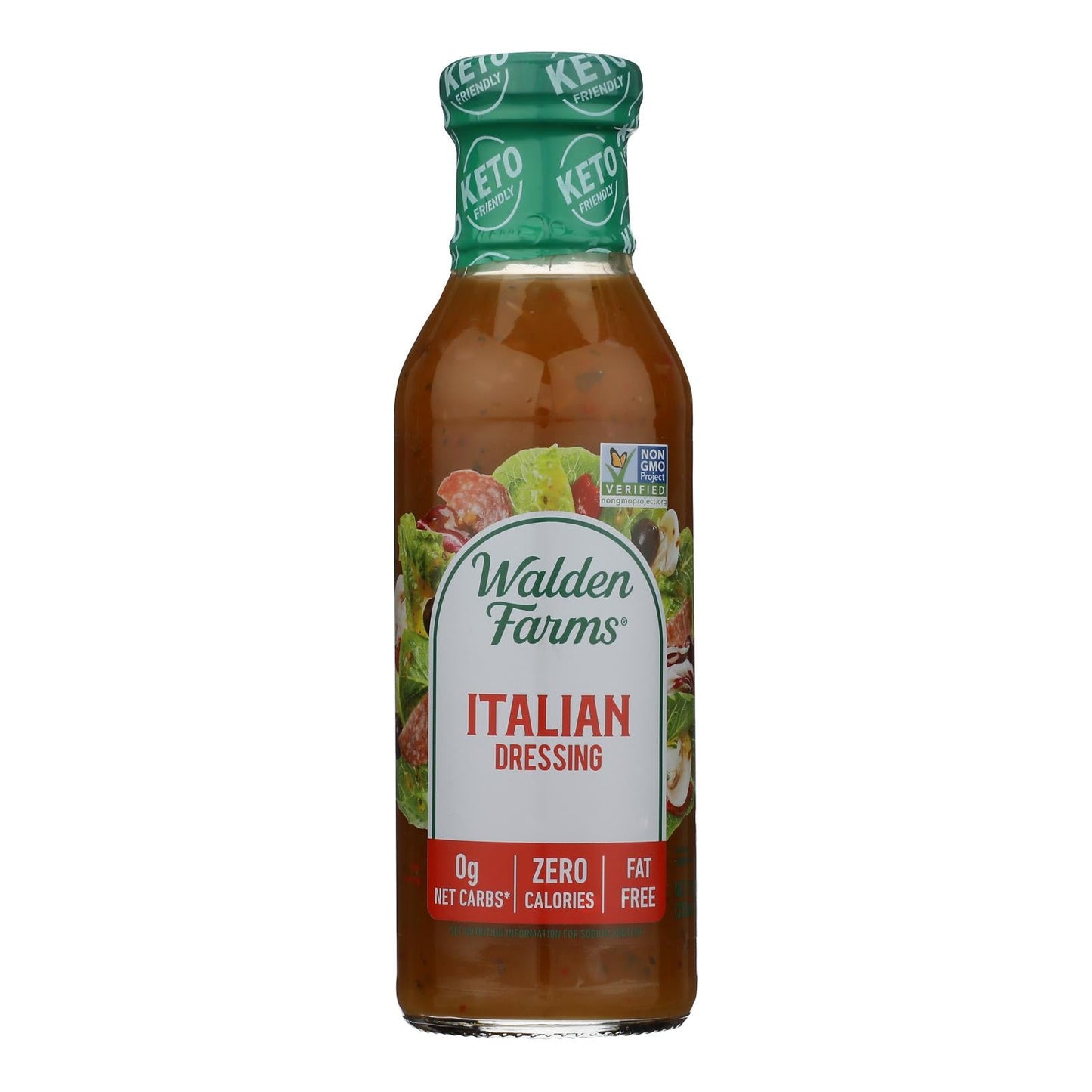 Walden Farms Italian Dressing - Pack of 6 - 12 Fl Oz - Sugar-Free & Calorie-Free