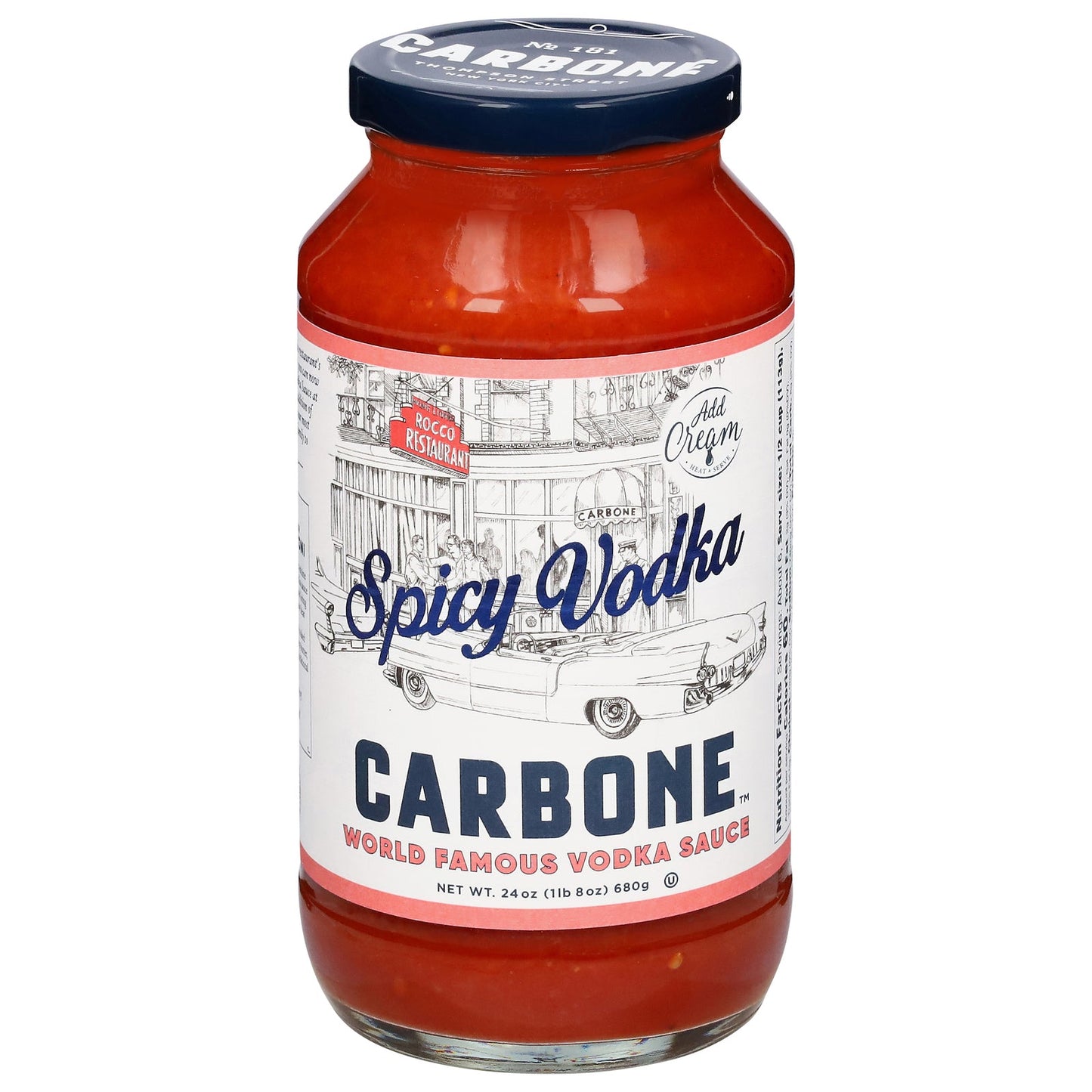 Carbone Marinara Spicy Vodka Sauce - (Pack of 6) 24 oz