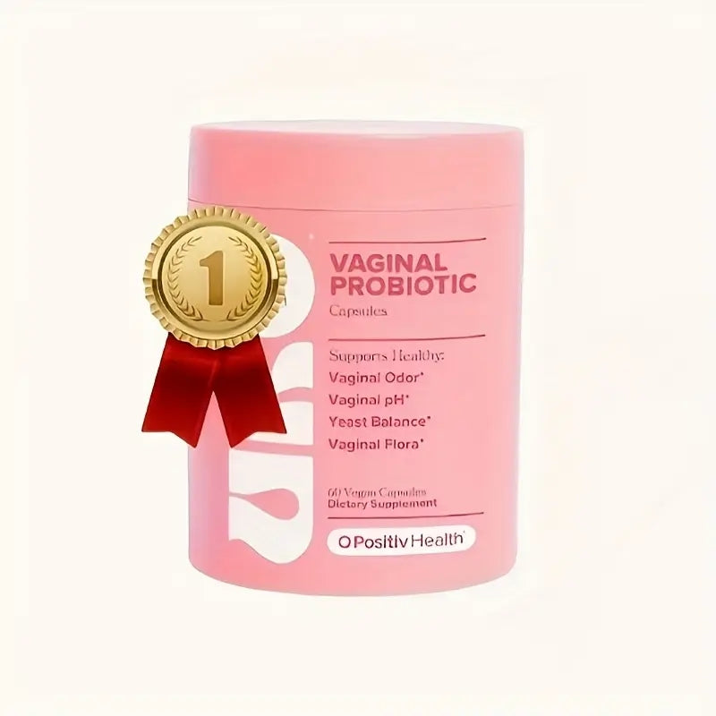 URO Vaginal Probiotics for Women pH Balance with Prebiotics & Lactobacillus Probiotic Blend - Women's Vaginal Health Supplement - Promote Healthy Vaginal Odor & Vaginal Flora, 60 Count (Pack of 1)