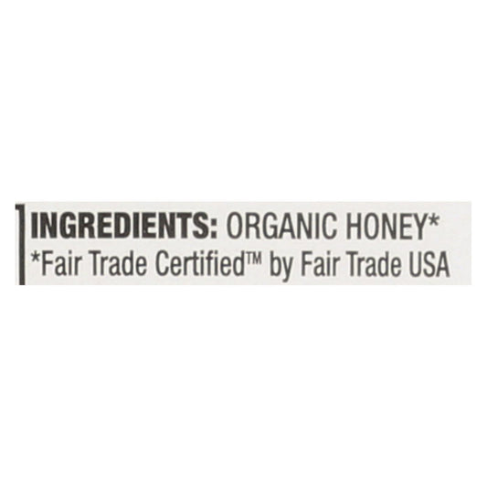 Wholesome Sweeteners Organic Unfiltered White Honey Squeeze, Case of 6, 16 oz Each