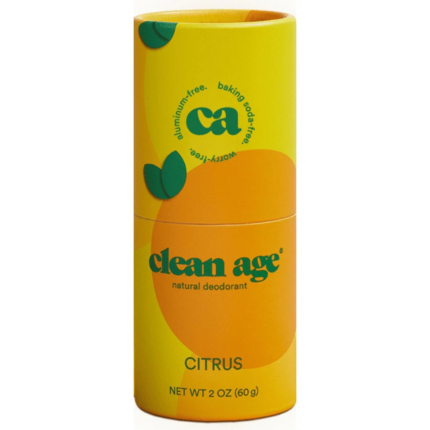 Clean Age - Deodorant Natural Citrus - 1 Each-2 Ounces