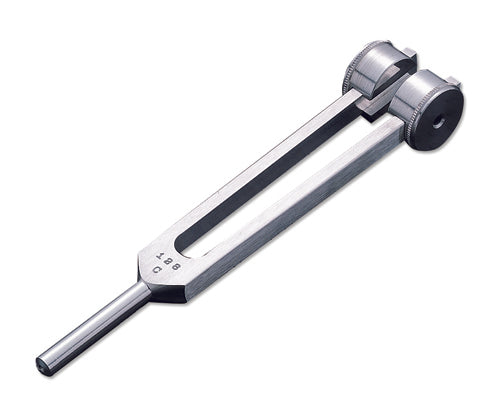 256 Hz Tuning Fork with Weights - Standard for Hearing & Sensory Evaluation