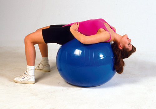 34-Inch Blue Exercise Ball - 85cm Heavy Duty Physical Therapy Stability Ball