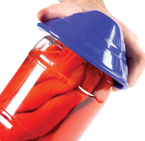 Dycem Non-Slip Jar Opener - Dome Shaped Grip, Blue