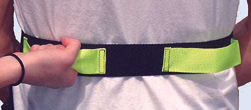 Gait Belt With Hand Grips 60", Transfer Assist, Adjustable 30"-60", 2" Cotton Webbing
