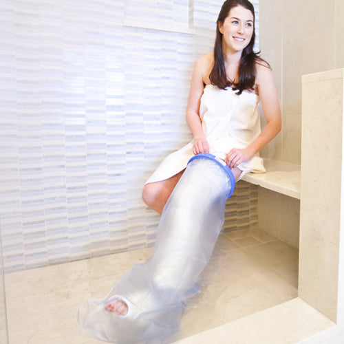 SEAL-TIGHT Original Long Leg Cast Cover - 42" Adult Waterproof Bandage Protector
