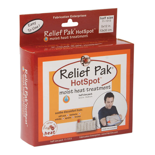 Relief Pak Moist Heat Pack - Half Size 5 x 12 - Therapeutic Pain Relief
