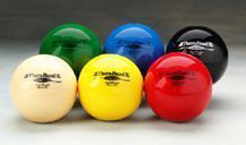 TheraBand Soft Weight Yellow 2.2 lb / 1 kg - Exercise Ball for Physical Therapy & Home Gym