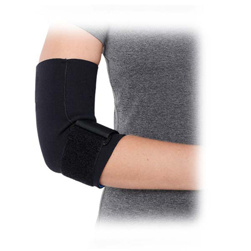 Neoprene Tennis Elbow Brace with Adjustable Strap - Size Large 11-12" - For Tendonitis & Epicondylitis Pain Relief