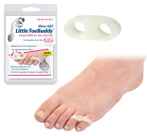 Visco-GEL Little ToeBuddy - Toe Separator for Overlapping Toes - Foot Alignment & Relief