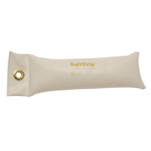 SoftGrip Hand Weight 4 lb White - Comfortable Grip for Exercise & Physical Therapy