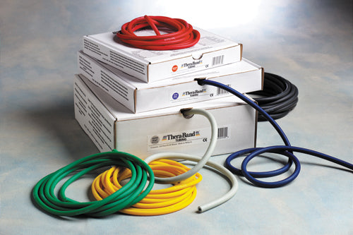 TheraBand Red Resistance Tubing - 100 Ft Roll - Light Exercise & Rehab