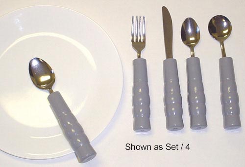 Weighted Teaspoon for Tremors - 8 oz Adaptive Utensil for Parkinson's Patients
