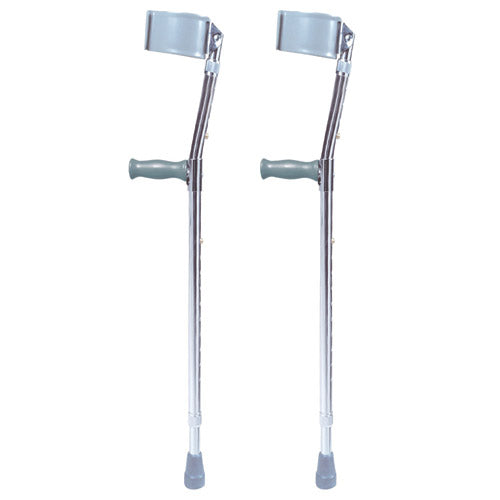 Adjustable Adult Forearm Crutches - 21" to 30" - Ergonomic Comfort & Stability (Pair)