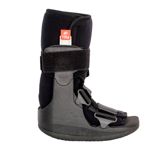 Low Profile Cam Walker Boot - XL - Fits Men's 12.5+, Women's 14+ - Foot Support for Sprains, Fractures & Post-Op - Black