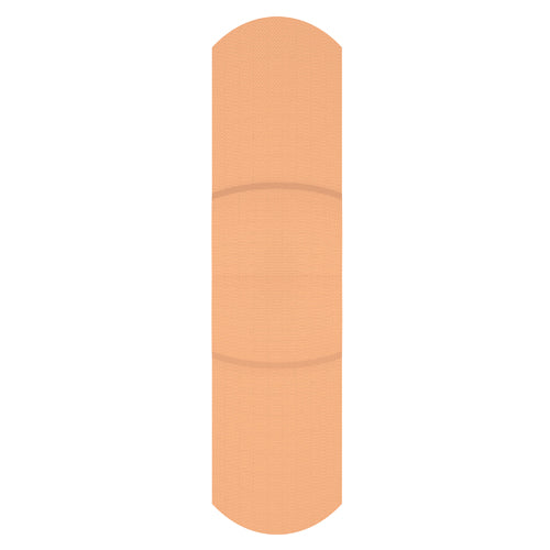Flexible Fabric Bandages 3/4 x 3 Inches, Sterile, Latex-Free, 100 Count Box