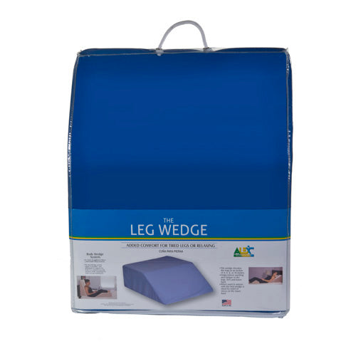 Alex Orthopedic Leg Wedge Pillow - Navy - Elevates Legs, Reduces Swelling - 20 x 25 x 8