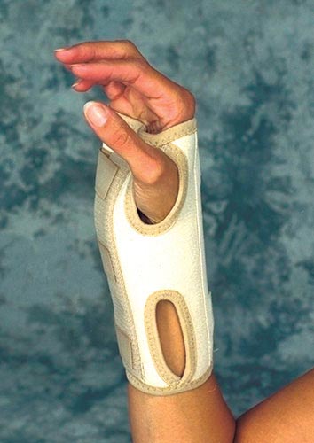 Sportaid Canvas Wrist Brace - X-Large - 3 3/4 to 4 3/4 Palm Width - Left or Right Hand Support