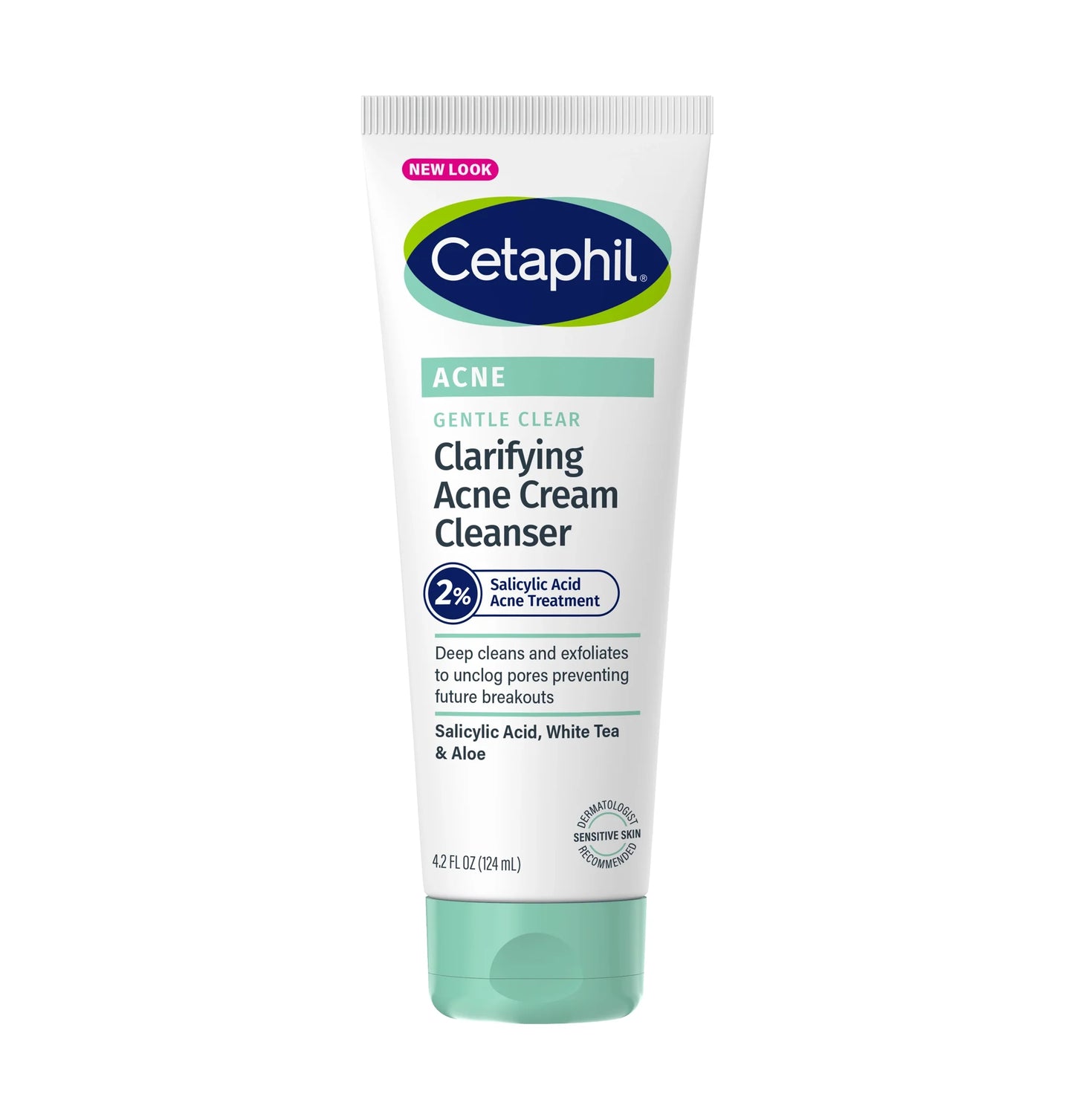 Cetaphil Gentle Clear Clarifying Acne Cream Cleanser 4.2 fl oz - New
