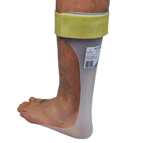 Semi-Solid Drop Foot Brace AFO - Medium Left - Dorsiflexion Assist & Medial-Lateral Control