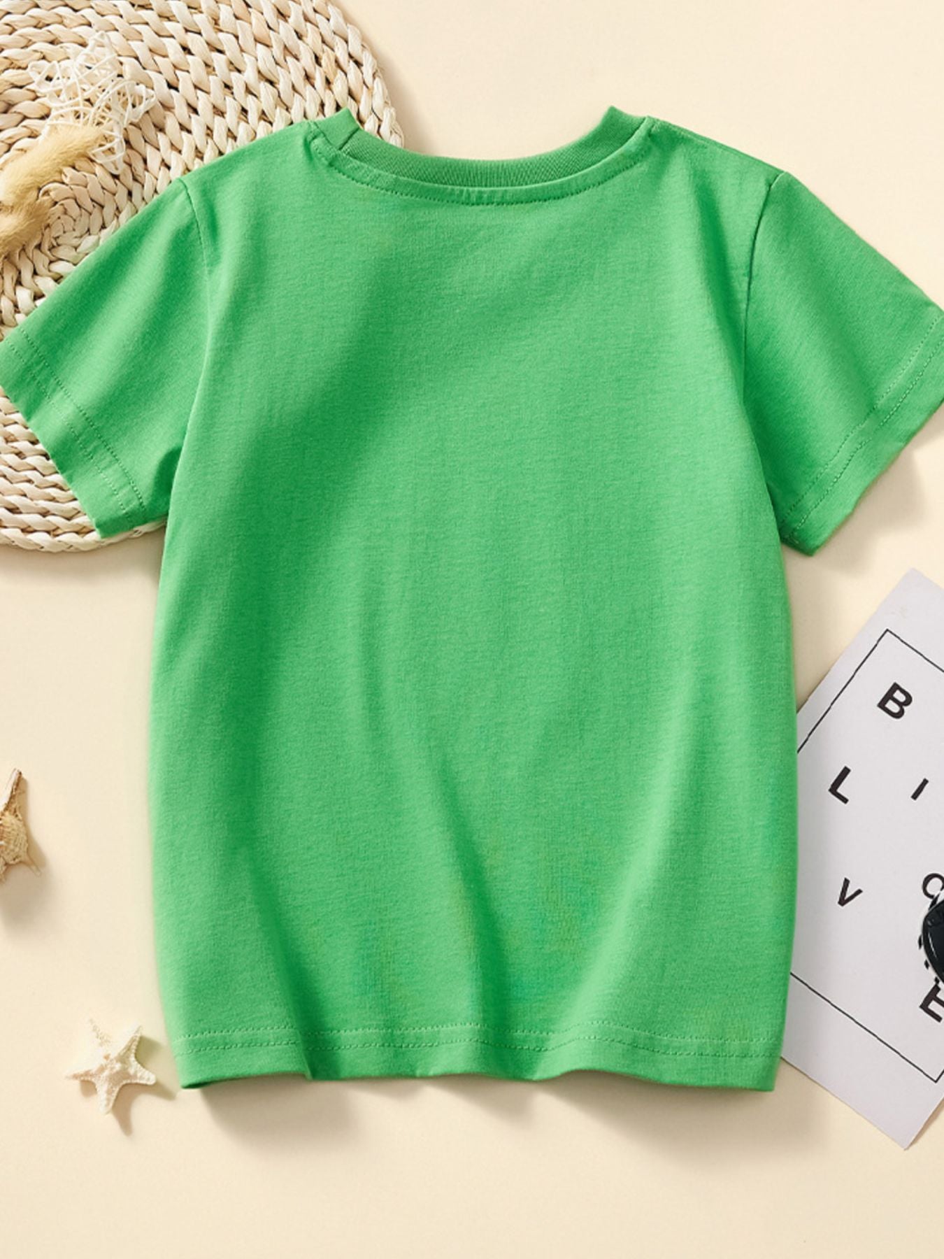 Children's Animal Print Crew Neck T-Shirt