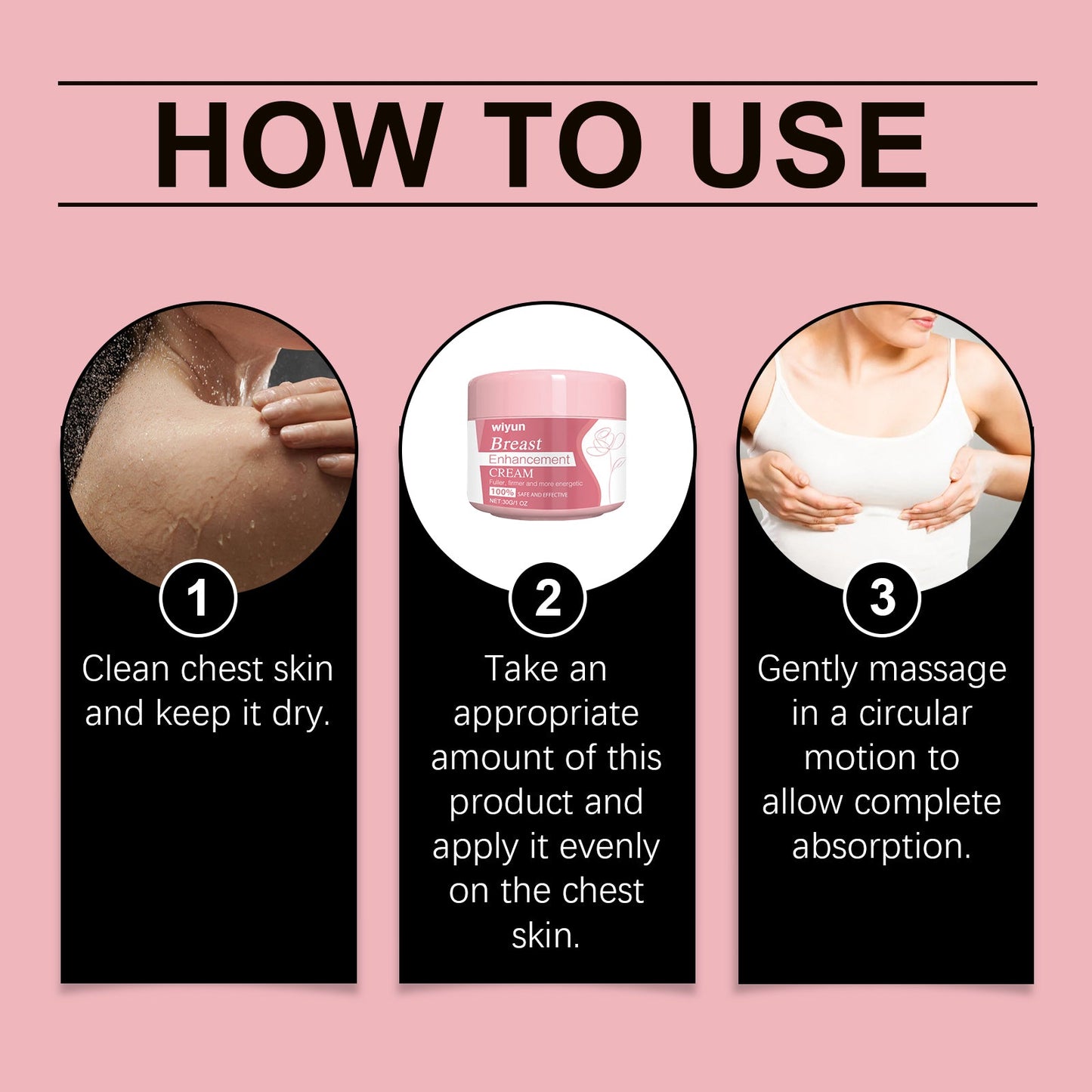Wiyun Breast Moisturizer Breast Moisturizer Breast Skin Massage Elastic Body Nourishing Care Cream