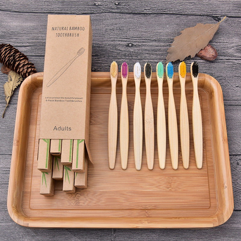 Household Simple Biodegradable Bamboo Toothbrush