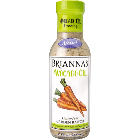 Brianna's Dairy Free Ranch Dressing With Avocado Oil 6-Pack (10 Fl Oz Per Bottle)