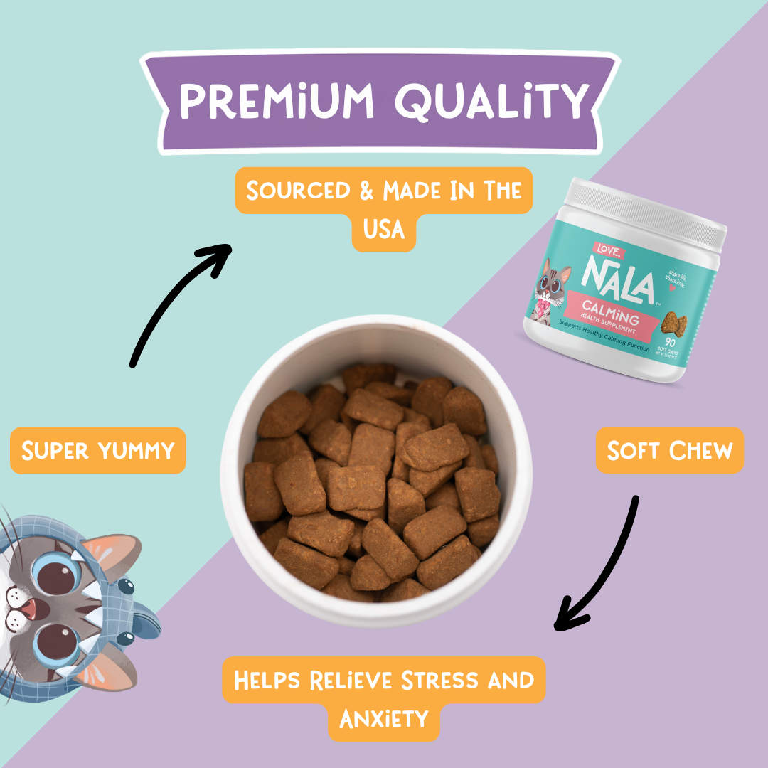 Cat Calming Health Supplement, 3.2-oz, 90 Soft Chews