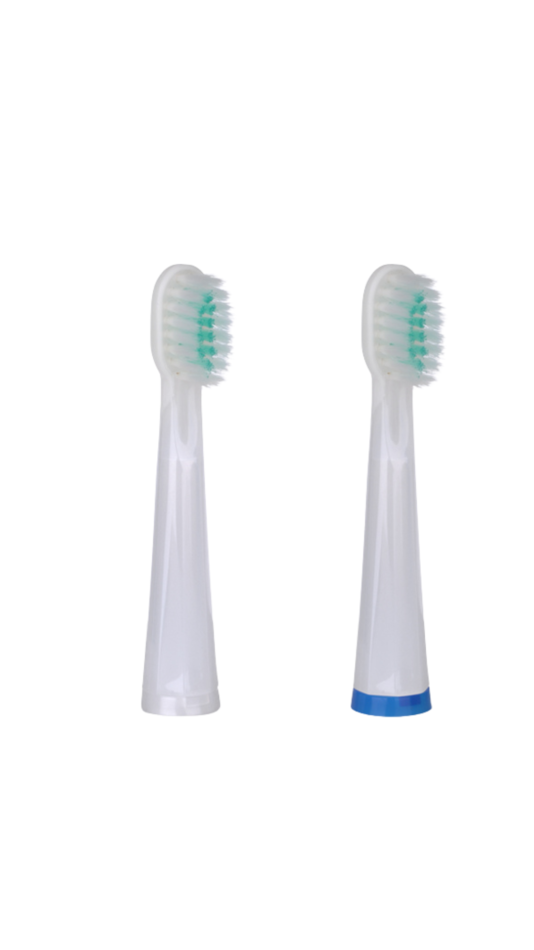 Replacement Toothbrush Heads STRAIGHT - White