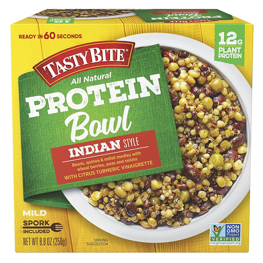 Tasty Bite Protein Rich Indian Style Bowl (Pack of 6 - 8.8 Oz)