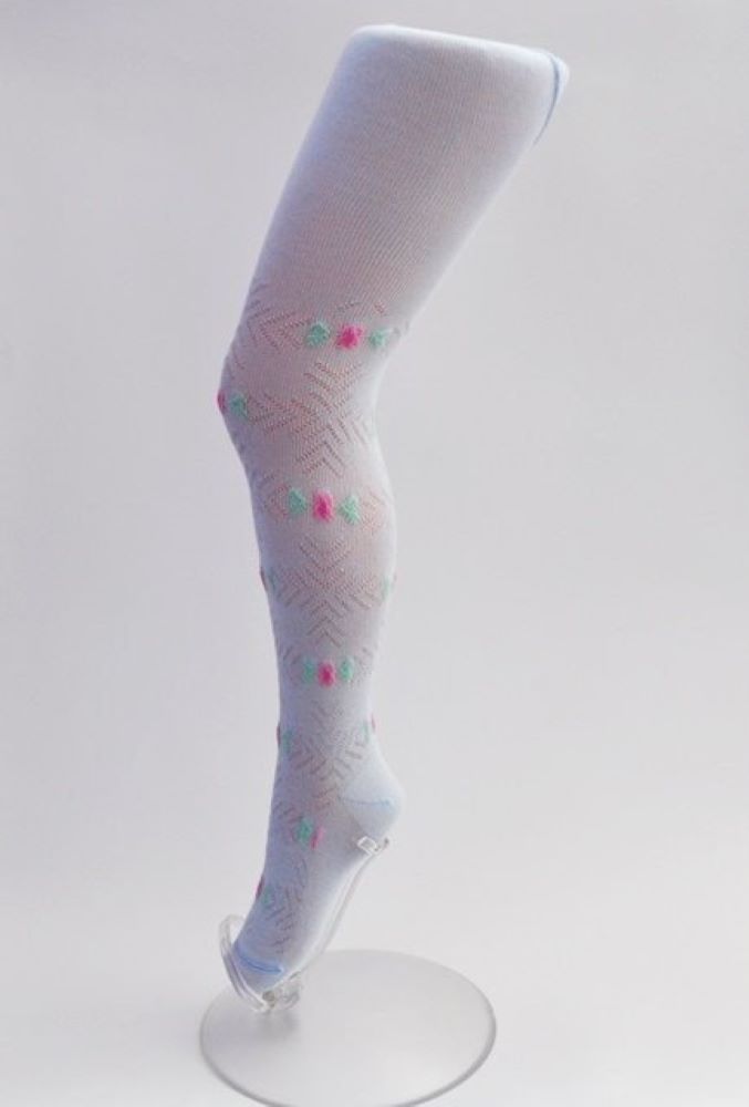 Conte-Kids Bravo #7С-44СП(216) - Cotton Tights For Girls 0/12m.-12/24m.