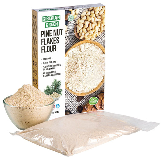 Siberian Pine Nut Flour (Kernel Powder) – 454g / 1 lb