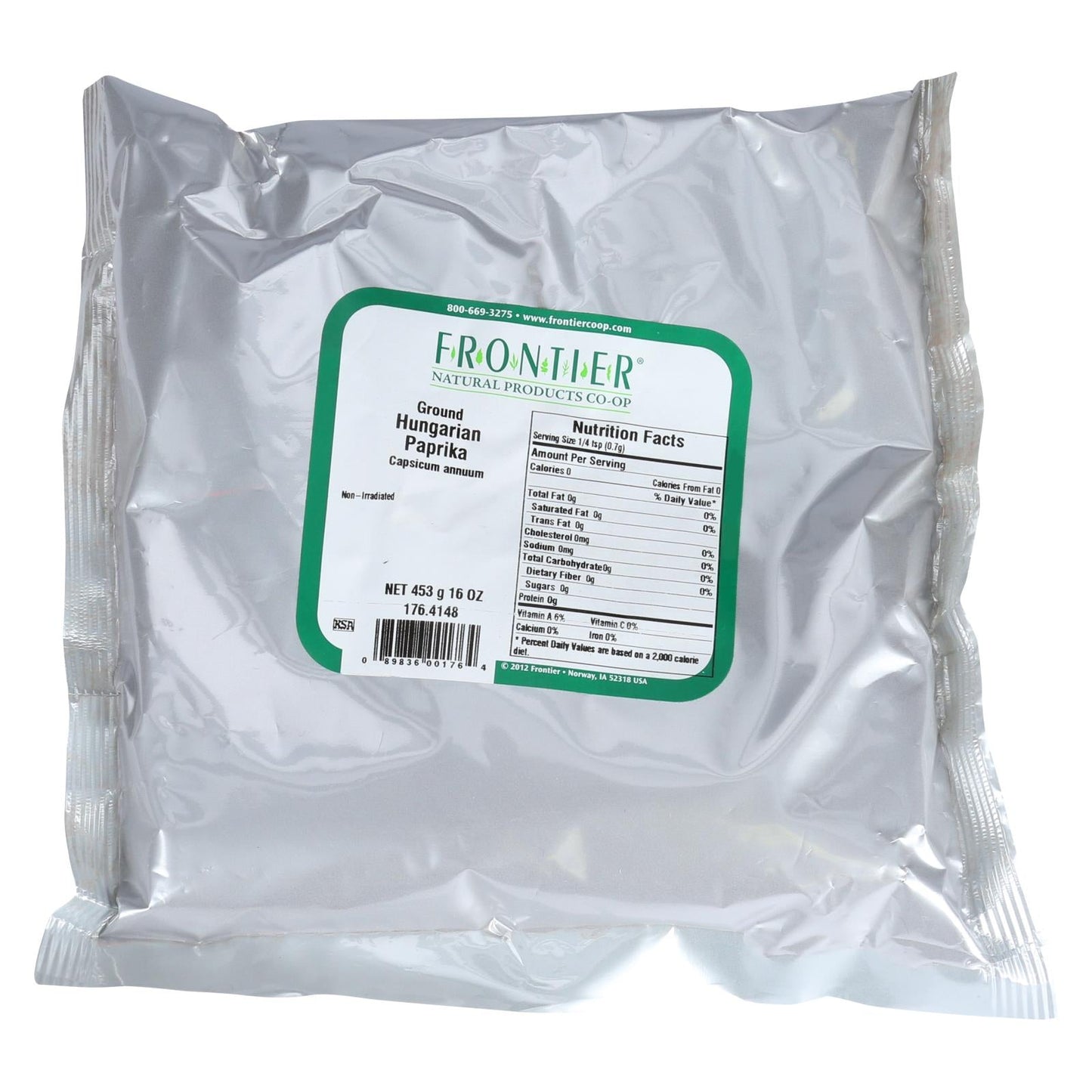 Frontier Herb Hungarian Ground Paprika Powder, 1 lb