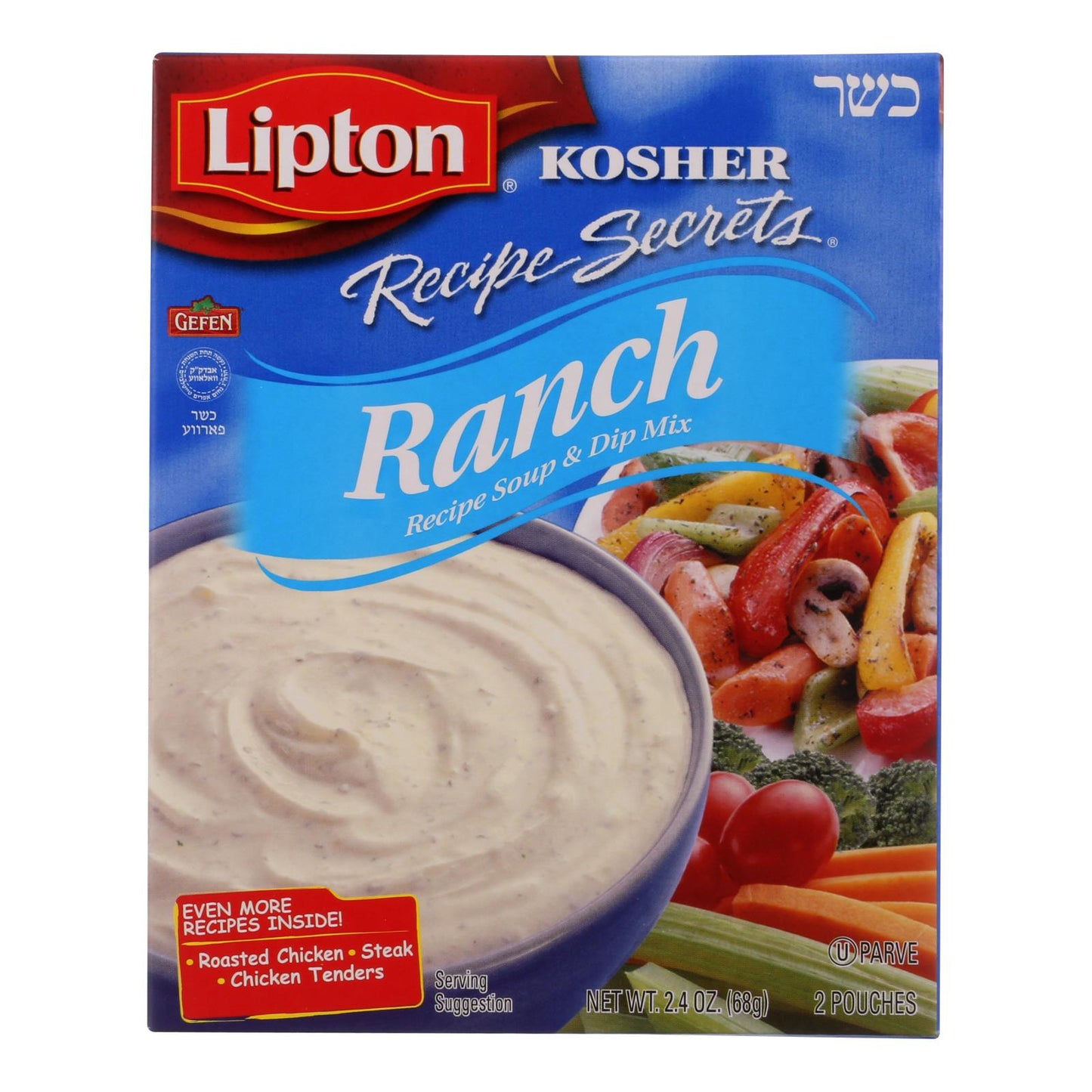 Lipton Recipe Secrets Ranch Kosher Pack (12 Pack) - 2.4 Oz