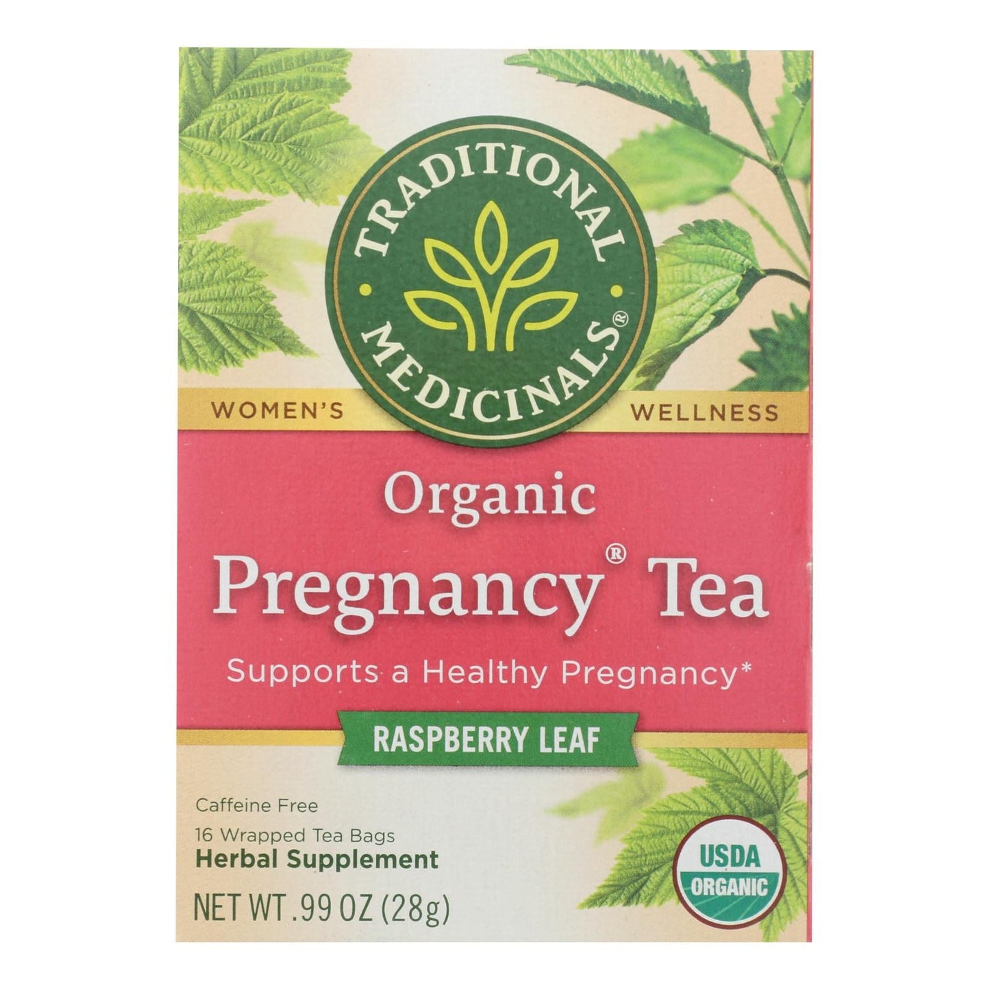 Traditional Medicinals Organic Pregnancy Herbal Tea - 6x16 Tea Bags