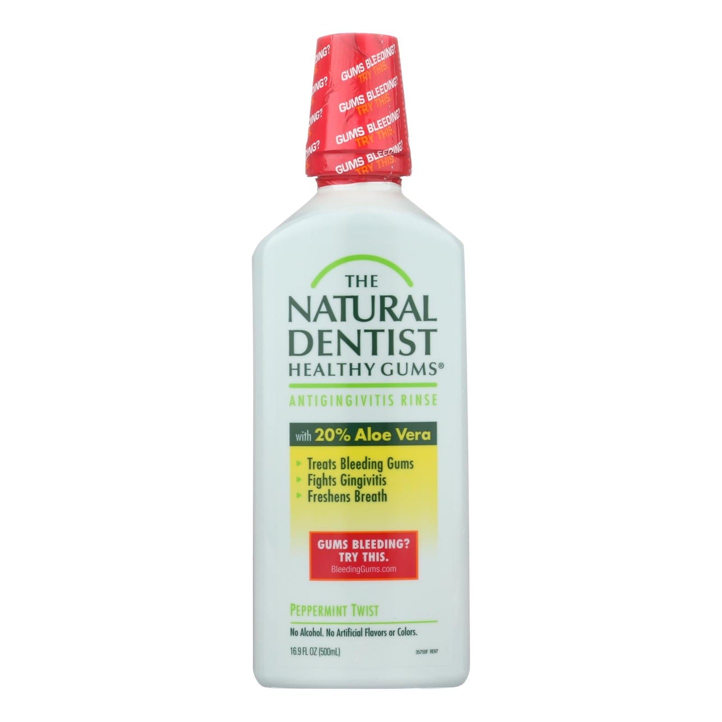 Natural Dentist Healthy Gums Peppermint Twist Antigingivitis Mouthwash - 16.9 fl oz